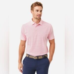 Hugo Boss Men’s Short Sleeve Golf Polo Shirt Pink Regular Fit Size XXL